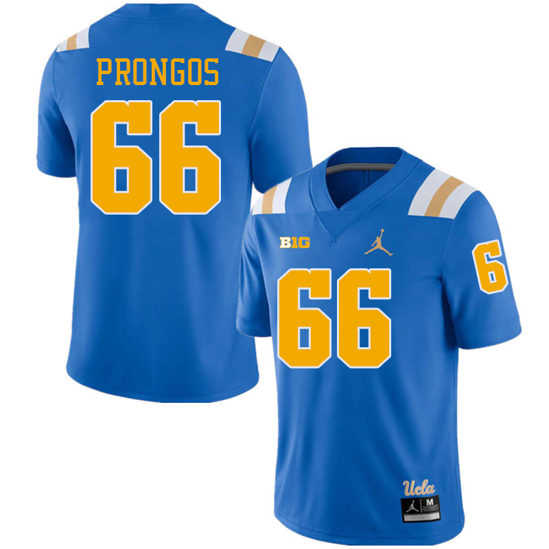 UCLA Bruins #66 Niki Prongos Big 10 Conference College Football Jerseys Stitched Sale-Royal